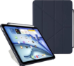 תמונה של כיסוי Origami No.3 ל-iPad Air 11″ M2/M3/M4/ iPad Air 10.9 עם אחסון ל-Apple Pencil מבית Pipetto בצבע כחול כהה