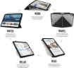 תמונה של כיסוי Origami No.3 ל-iPad Air 11″ M2/M3/M4/ iPad Air 10.9 עם אחסון ל-Apple Pencil מבית Pipetto בצבע שחור
