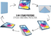 תמונה של כיסוי Origami No.1 ל-“A16 / 10.9 iPad 11 מבית Pipetto בצבע כחול בהיר