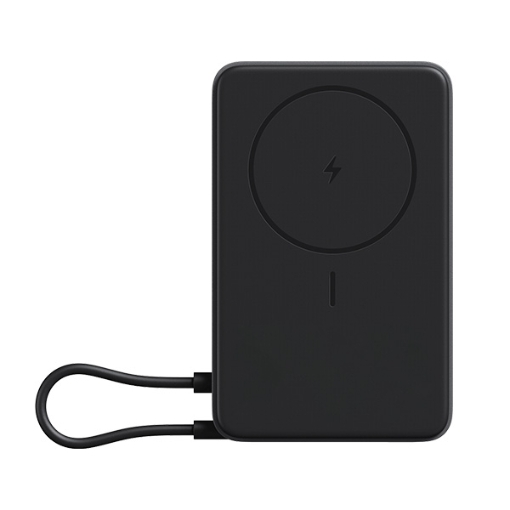 תמונה של סוללת גיבוי 10000mAh עם סטנד דגם Xiaomi Magnetic Power Bank 10000 בצבע אפור