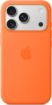 תמונה של כיסוי סיליקון עם MagSafe למכשיר iPhone 17 Pro בצבע כתום