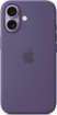 תמונה של כיסוי סיליקון עם MagSafe למכשיר iPhone 17 בצבע ערפל סגול