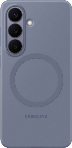 תמונה של כיסוי סיליקון מגנטי ל+Samsung Galaxy S26 בצבע סגול