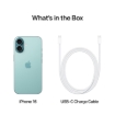 תמונה של טלפון סלולרי אפל  Apple iPhone 16 128GB MYED3QN/A בצבע Teal