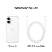 תמונה של טלפון סלולרי אפל  Apple iPhone 16 128GB MYEA3QN/A בצבע White