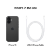 תמונה של טלפון סלולרי אפל  Apple iPhone 16 128GB MYE73QN/A בצבע Black