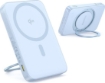 תמונה של מטען נייד Baseus PicoGo Qi2 Magnetic 5000mAh Power Bank Stand Blue