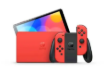 תמונה של קונסולת משחק נינטנדו OLED בצבעים של NINTENDO Mario Red Edition