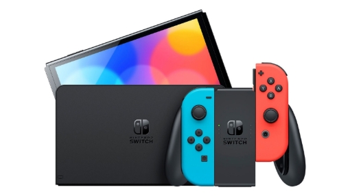 תמונה של קונסולת משחקים Nintendo Switch (דגם OLED) – אדום & כחול