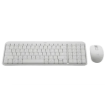 תמונה של סט מקלדת ועכבר אלחוטיים Logitech MK250 Bluetooth בצבע לבן