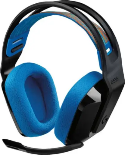 תמונה של אוזניות גיימינג אלחוטיות Logitech G535 LIGHTSPEED בצבע כחול/שחור