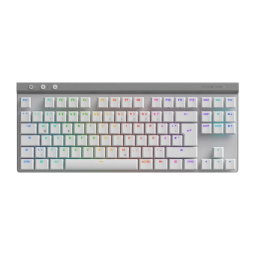תמונה של מקלדת גיימינג אלחוטית Logitech G515 LIGHTSPEED TKL בצבע לבן