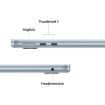 תמונה של מחשב נייד 15″ אפל אייר  Apple MacBook Air M5 I 10CPU I 10GPU I 16GB I 512GB Z1LZ000G0 I MDVQ4HB/A בצבע Sky Blue