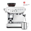 תמונה של מכונת קפה טוחנת Sage Barista Express® Impress SES876SST בצבע לבן