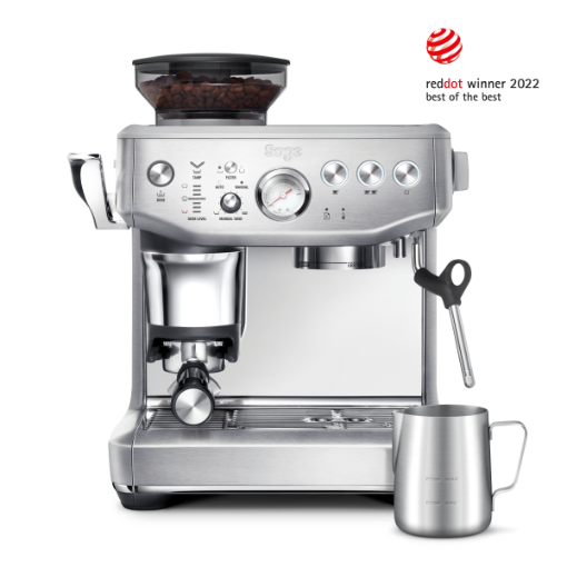 תמונה של מכונת קפה טוחנת Sage Barista Express® Impress SES876BSS נירוסטה