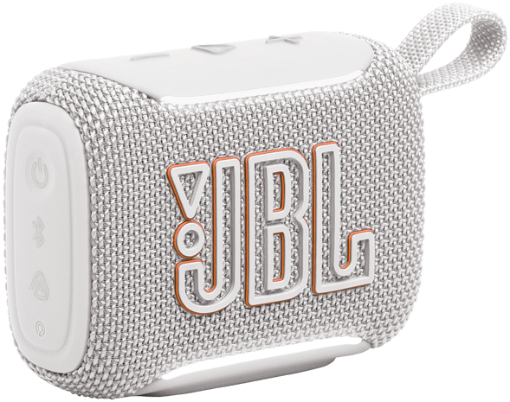 תמונה של רמקול אלחוטי JBL GO 5 בצבע לבן