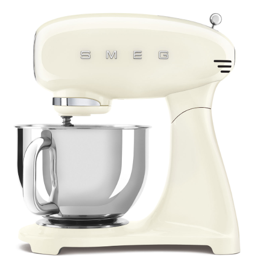 תמונה של מיקסר SMEG רטרו 4.8 ליטר 800W בצבע שמנת