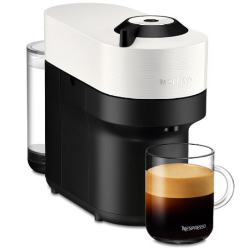 תמונה של מכונת קפה Nespresso Vertuo Pop GCV2-IL-WH-NE בצבע לבן