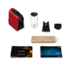תמונה של מכונת קפה Nespresso Essenza Mini D30-IL-RE-NE2 בצבע אדום