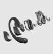 תמונה של אוזניות אלחוטיות +Shokz OPENFIT 2 בצבע שחור