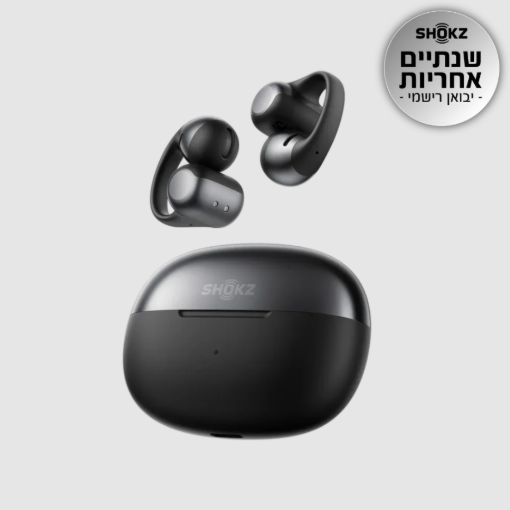 תמונה של אוזניות אלחוטיות Shokz OpenDots ONE בצבע שחור