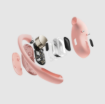 תמונה של אוזניות SHOKZ OPENFIT AIR OPEN-EAR בצבע ורוד