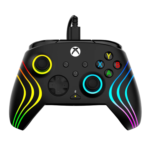 תמונה של בקר חוטי לגיימינג Turtle Beach Afterglow Wave RGB – תואם Xbox ו‑PC בצבע שחור