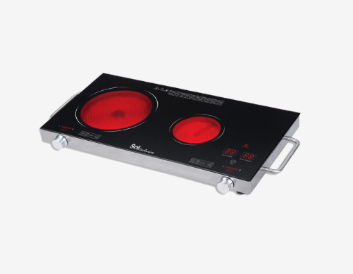 תמונה של כירה קרמית כפולה SOL SL-6633