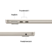 תמונה של מחשב נייד 13″ אפל אייר  Apple MacBook Air M5  I 10CPU I 8GPU I 16GB I 512GB I Z1L30000FA I MDHA4HB/A בצבע Starlight