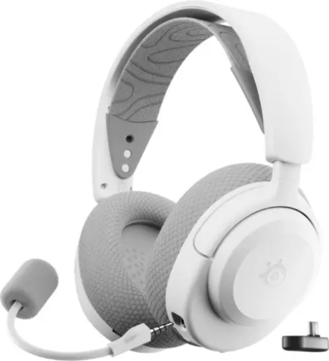 תמונה של אוזניות גיימינג אלחוטיות SteelSeries Arctis Nova 3X בצבע לבן