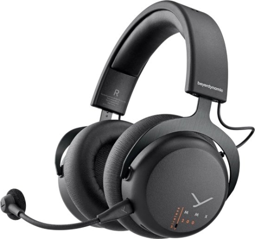 תמונה של אוזניות גיימינג אלחוטיות Beyerdynamic דגם MMX 200 בצבע שחור