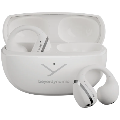תמונה של אוזניות פתוחות Beyerdynamic דגם AMIRON ZERO Open Ear Clip בצבע לבן