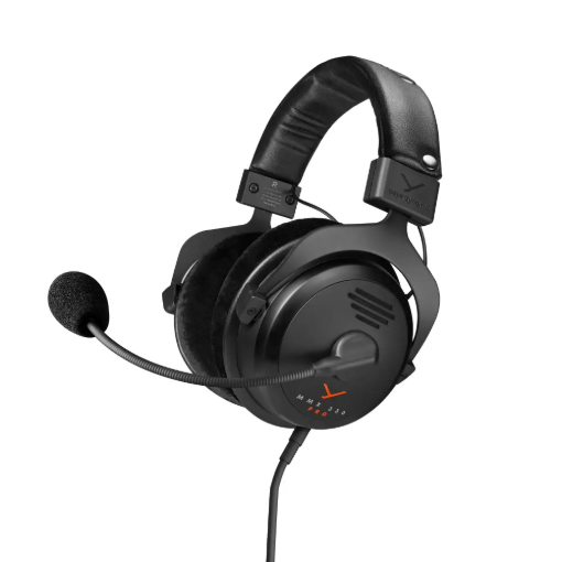 תמונה של אוזניות גיימינג מקצועיות Beyerdynamic דגם MMX 330 PRO עם מיקרופון חכם לסינון רעשים