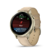 תמונה של שעון ספורט חכם GARMIN דגם Venu 4 (41mm) בצבע Beige Leather
