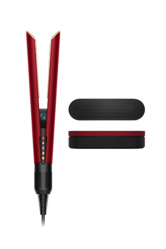 תמונה של מחליק השיער Dyson Airstrait™ Straightener HT01 בגוון אדום קטיפה גולד – שנתיים אחריות יבואן רשמי