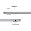 תמונה של מחשב נייד 15″ אפל אייר  Apple MacBook Air M5 I 10CPU I 10GPU I 24GB I 1TB MDVC4HB/A בצבע Silver