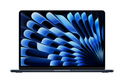 תמונה של מחשב נייד 13″ אפל אייר  Apple MacBook Air M5  I 10CPU I 10GPU I 16GB I 1TB MDHF4HB/A בצבע Midnight