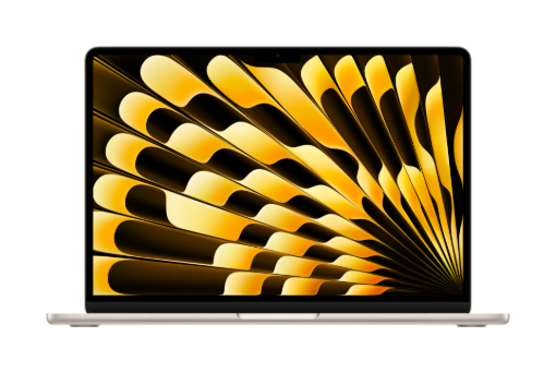 תמונה של מחשב נייד 13″ אפל אייר  Apple MacBook Air M5  I 10CPU I 10GPU I 16GB I 1TB MDHC4HB/A בצבע Starlight