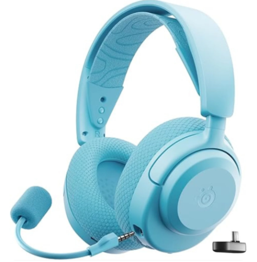 תמונה של אוזניות גיימינג אלחוטיות SteelSeries Arctis Nova 3XW בצבע טורקיז