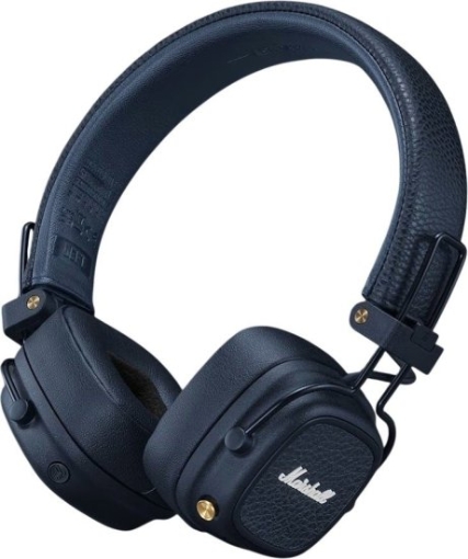 תמונה של אוזניות קשת אלחוטיות Marshall דגם Major V בצבע כחול Midnight