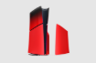 תמונה של כיסוי לקונסולה – PS5 Slim HYPERPOP Techno Red