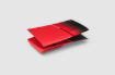 תמונה של כיסוי לקונסולה – PS5 Slim HYPERPOP Techno Red