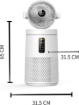 תמונה של מטהר אוויר חכם Star Pure דגם Air STP-AW בצבע לבן