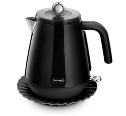 תמונה של קומקום נירוסטה 1.7 ליטר DeLonghi – KBY2001.BK שחור