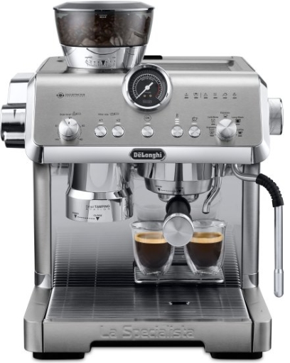 תמונה של מכונת קפה DELONGHI EC9555.M בצבע כסוף