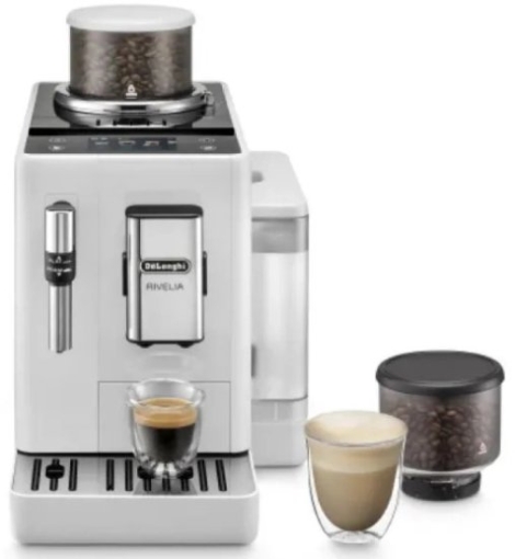 תמונה של מכונת קפה DELONGHI EXAM440.35.W RIVELIA בצבע לבן