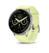 תמונה של שעון ספורט חכם 45″ GARMIN Venu 4 GPS Wi-Fi בצבע Gray w/ Silver+Citron,WW
