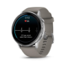 תמונה של שעון ספורט חכם 45″ GARMIN Venu 4 GPS Wi-Fi בצבע Black w/ Silver + Gray,WW