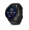 תמונה של שעון ספורט חכם 45″ GARMIN Venu 4 GPS Wi-Fi בצבע Black w/ Slate + Black,WW