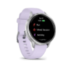 תמונה של שעון ספורט חכם 41″ GARMIN Venu 4 GPS Wi-Fi בצבע Gray w/Silver+Periwinkle,WW